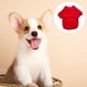 thumbnail image 3 of Bienvenido 2 piezas Ropa para perros Sudadera con capucha Otoño e Invierno Cachemira Color sólido Sudadera con capucha cálida, 3 of 5