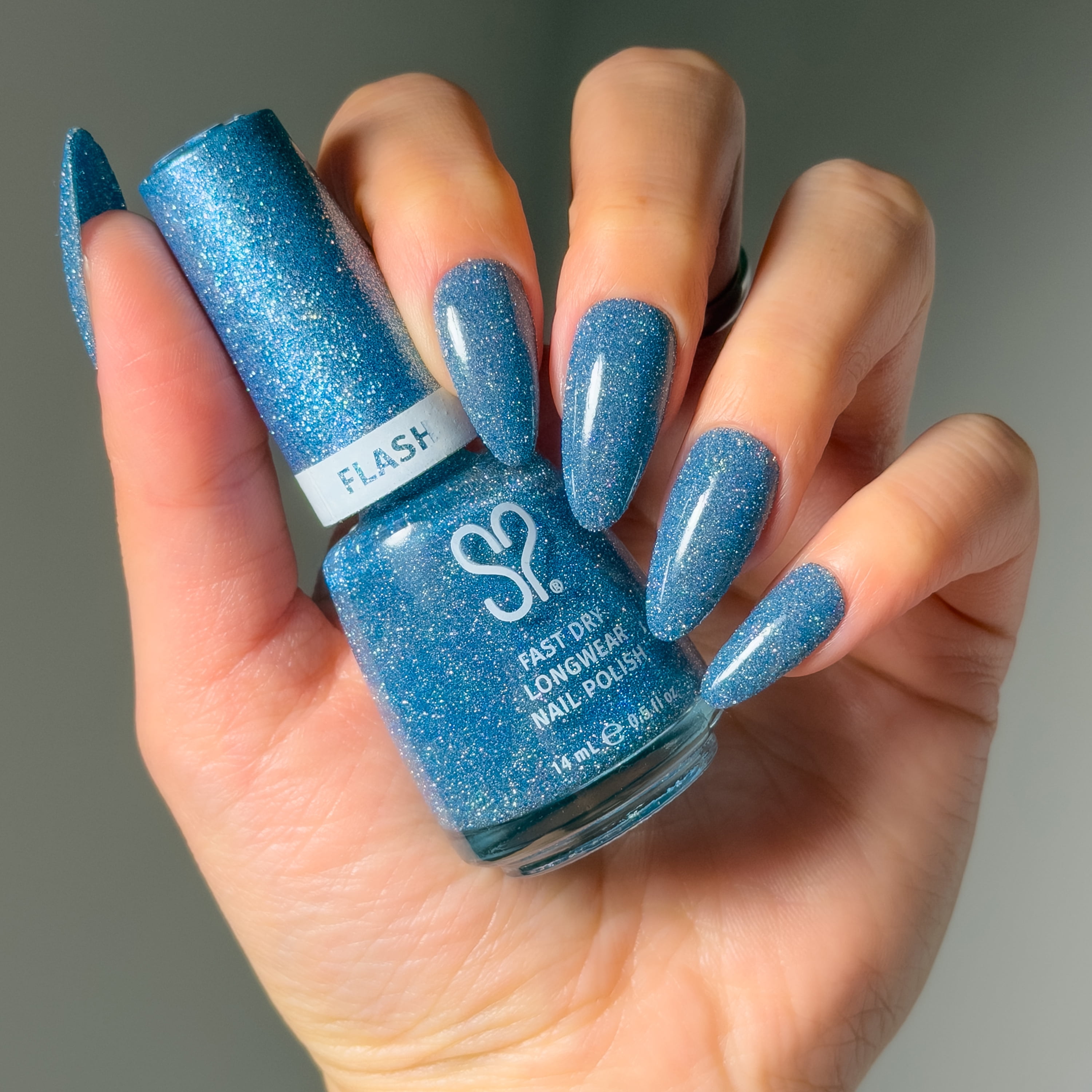 Salon Perfect Flash Nail Polish, 469 Make it Flashy, 0.5 fl oz