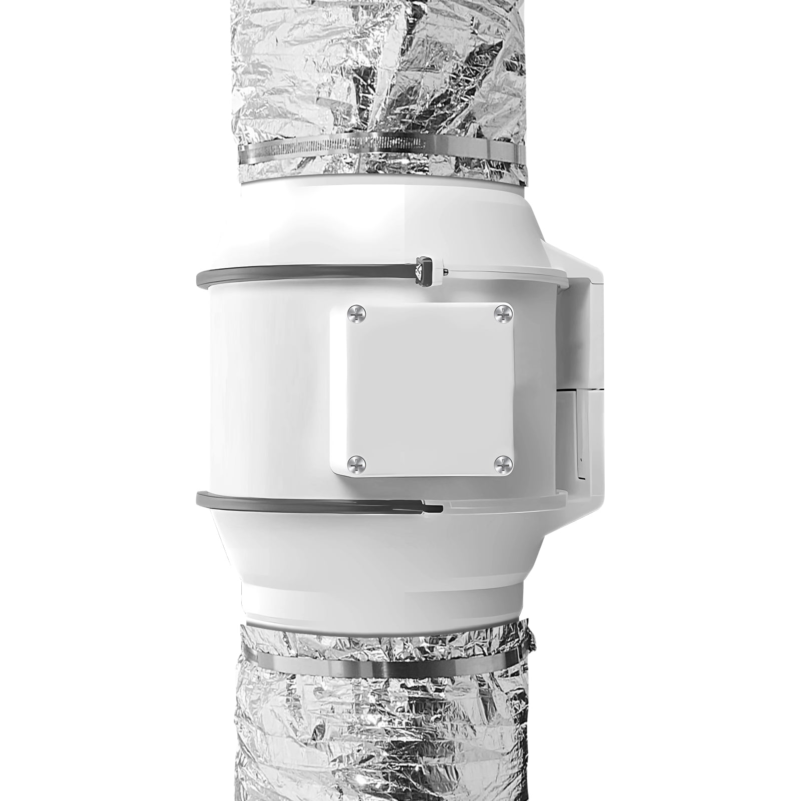 KFFKFF 5in x 25ft Insulated Flexible Duct Dryer Vent Hose HVAC Ventilation R-6.0