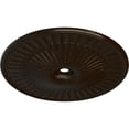 thumbnail image 3 of 51"OD x 3 5/8"ID x 3 3/8"P Galveston Ceiling Medallion (Fits Canopies up to 5 7/8"), Hand-Painted Bronze, 3 of 6