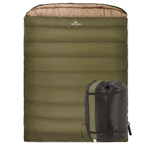 TETON Sports Mammoth 0F Queen-Size Double Sleeping Bag; Warm and
