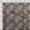 thumbnail image 3 of oneOone Rayon Medium Pink Fabric Geometrical Craft Projects Decor Fabric Printed By The Yard 56 Inch Wide, 3 of 4