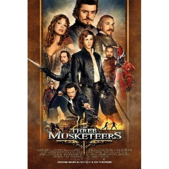 Three Musketeers Poster 24x36 24inx36in Unframed, Age: Adults, Rectangle Z Posters