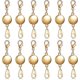 thumbnail image 1 of 12 Piezas de Cierre Magnético LIUYMXG para Joyería Cierres de Collar Redondos Dorado, 1 of 5