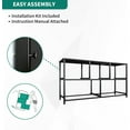 thumbnail image 5 of DEXTRUS 5 Drawers Fabric Storage Tower for Adult for Bedroom, Living Room, Closets, Black, 5 of 7