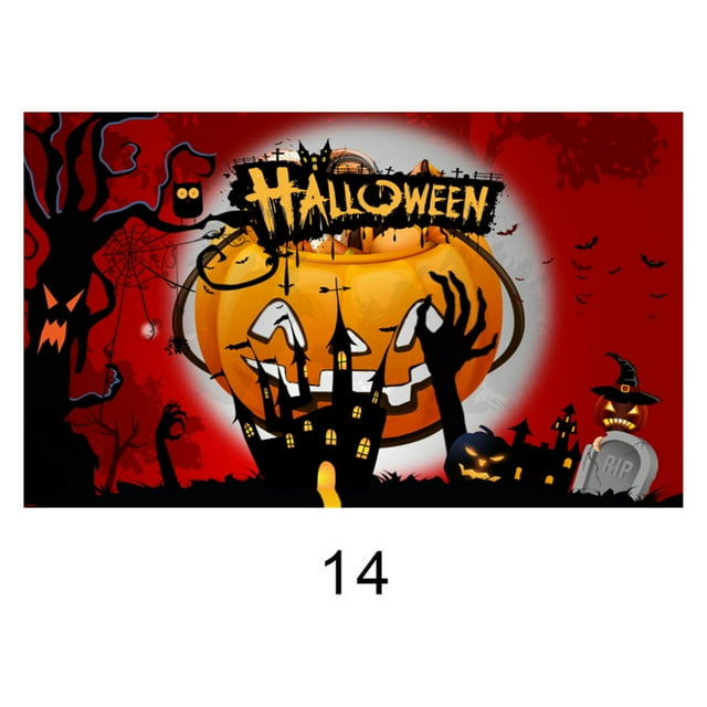 EGNMCR Banners Halloween Decoration Banner Party Background Halloween Background Pumpkin mold