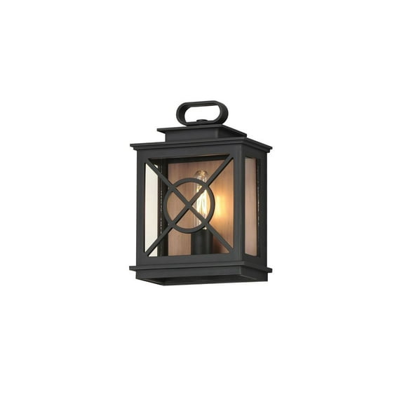 40802CLACPBK Maxim Lighting Yorktown VX - 1 Light Outdoor Wall Mount-12.25 Inches Tall and 8.5 Inches Wide