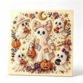 thumbnail image 2 of Halloween Pearl Bead Mosaic Art DIY Kit,Raised Ghost Pumpkin Haunted Mansion Design,Stress Relief Handcraft Wall Decoration for Gothic Home, 2 of 6