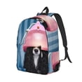 thumbnail image 3 of Sigee Dog in Hairdresser for Canvas Large Capacity Laptop Backpack for Men and Women, Travel Backpack, 3 of 8