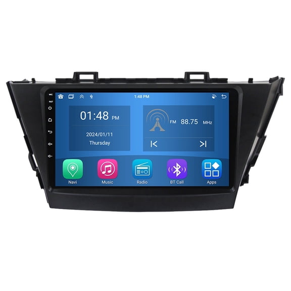 RoverOne 4 64GB Car Stereo CarPlay GPS Navigation Bluetooth for Toyota Prius Plus V Alpha 2012-2017 Android Touch Screen Player