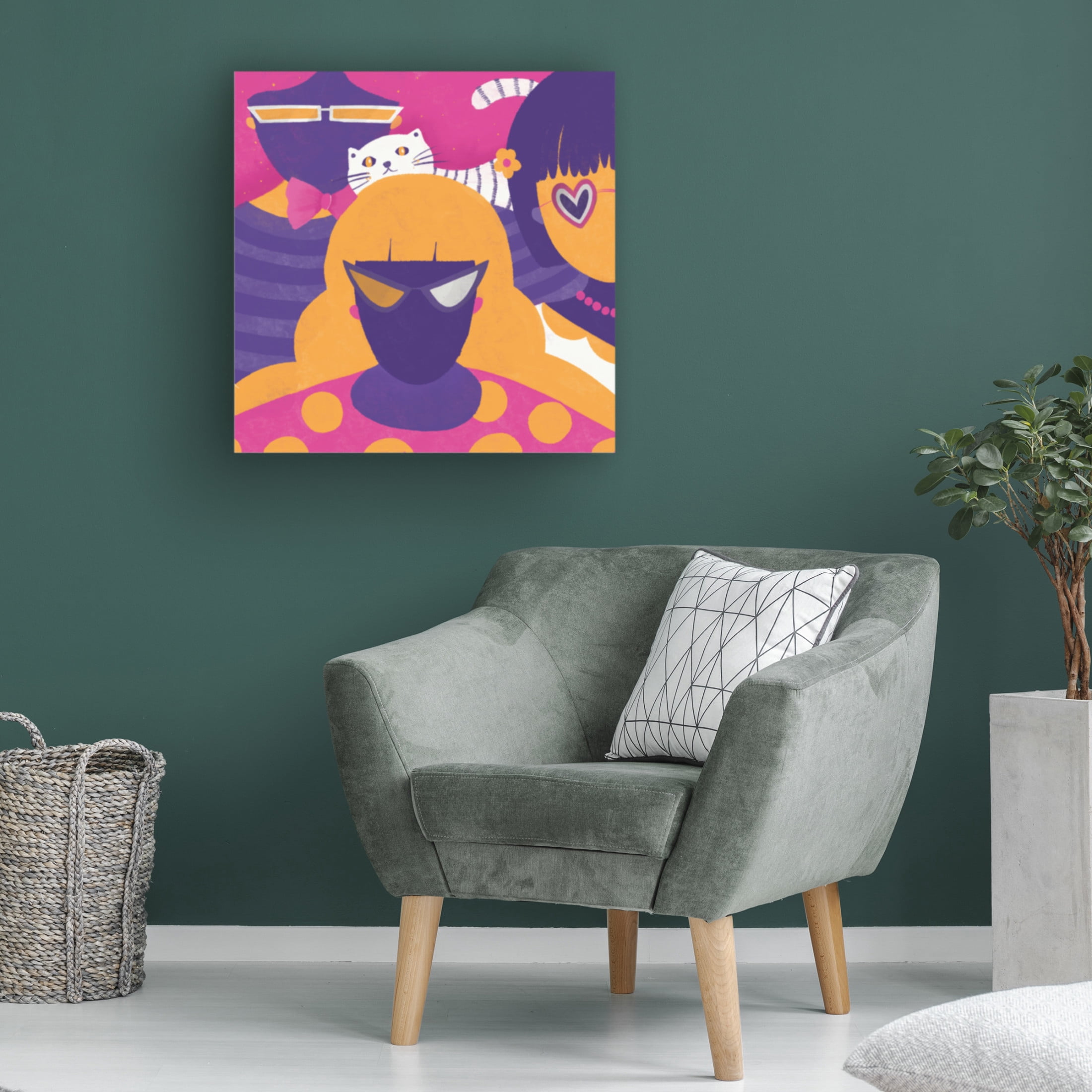 Trademark Fine Art Shriya Bhattacharya Womxn Canvas Wall Art