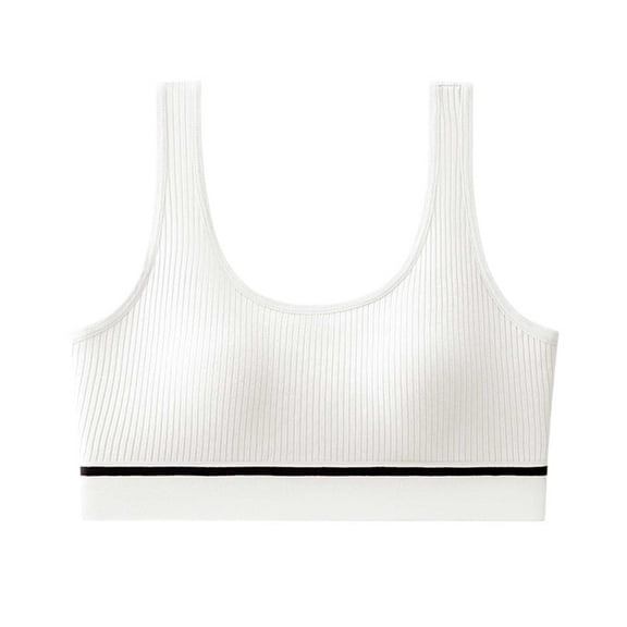 LIaqionyy Women's Bralette No Underwire Soft Wireless Cami Bra Everyday Cotton Breathable Comfort Bras