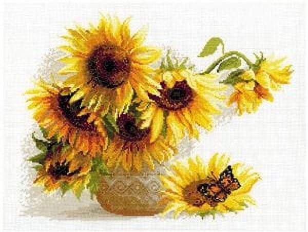 RIOLIS Counted Cross Stitch Kit 15.75"X11.75"-Hot Summer (14 Count)