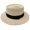 Black Beige, variant on Woven Straw Sun Hat with Adjustable Drawstring, Wide Brim Beach Cap for Women Summer Vacation Travel