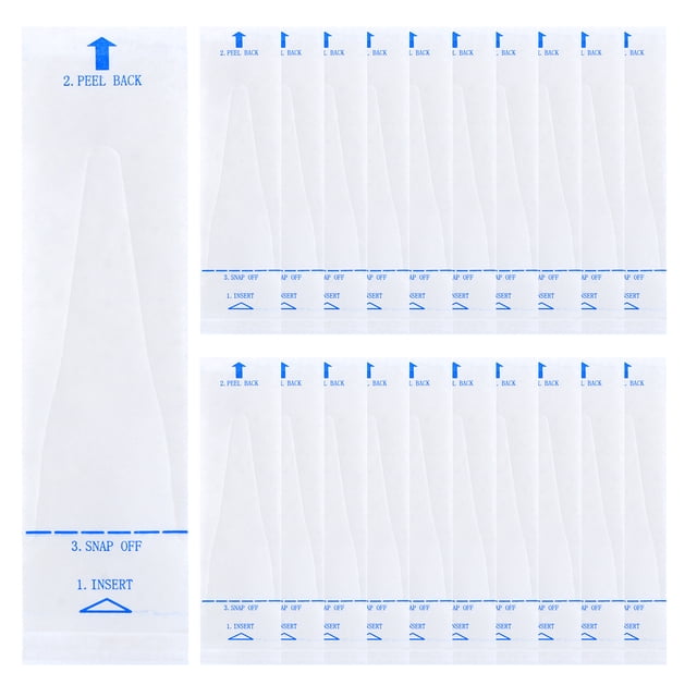 100 fundas desechables para termómetro digital, blancas, para uso oral, rectal y axilar.