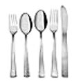 thumbnail image 3 of Impressa 20-Piece Silverware Set Flatware Stainless Steel Utensils for Kitchen Apartment Essentials - Service for 4 - Tableware Home Cutlery Set Dishwasher Safe, Hammered, 3 of 4