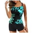thumbnail image 1 of Débardeur pour Femmes Grand Bikini Ensemble Imprimé Numérique Sangle Réglable Maillot de Bain Divisé, 1 of 6