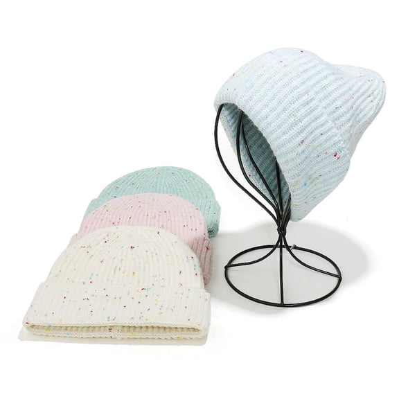 jobturf Winter Hats for Women Cute Fashion ​Knit Beanie Casual Lightweight Beanies Hats Soft Cozy Warm Skull Cap for Cold Weather
