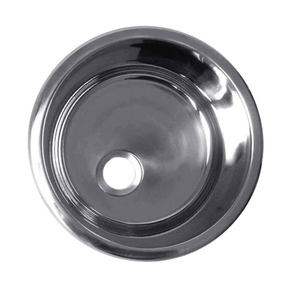 Stainless Steels Round Kitchen Sinks Bathroom Hand Wash Basin Sink Single Bowl Dish Washing Sink Dishwashing Pool