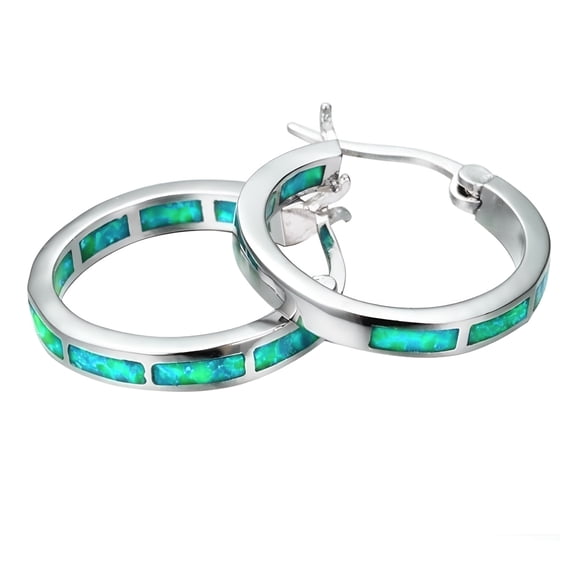 DESIGNICE Flat Back Earrings Titanium Ladies Round Earrings Jewelry Accessories Sensitive Ear Hypoallergenic Gemstone Earrings