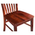 thumbnail image 2 of Mission Dining Chairs with Wood Seat in Walnut - Set of 2, 2 of 4