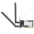 thumbnail image 1 of Tarjeta de red inalámbrica AR9220 300M PCI para computadora de escritorio Adaptador WiFi de banda dual de 2,4/5 GHz, 1 of 5