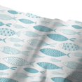 thumbnail image 5 of Creative Products Teal Reverse School Of Fish  71x74 Shower Curtain, 5 of 7