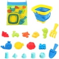 thumbnail image 1 of YWIYIUD 13/18PCS Reusable Beach Toy Set with Sand Bucket Shovel and Cute Model for Beach Backyard Park Pool and Outdoor Activities Practical Beach Interactive Toys for Parent and Teens, 1 of 8