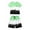 00-Light Green384, variant on Summer Boys Outfits Color Block Short Sleeve T-Shirt Shorts Set, 2-Piece, Sizes 2-14