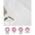 thumbnail image 6 of Spring Flowers Kitchen Dish Towels for Drying Dishes Set of 3, Purple Boho Farmhouse Botanical Florals Waffle Weave Microfiber Hand Tea Bathroom Towels Quick Dry & Absorbent Towel 15.7x23.6, 6 of 7