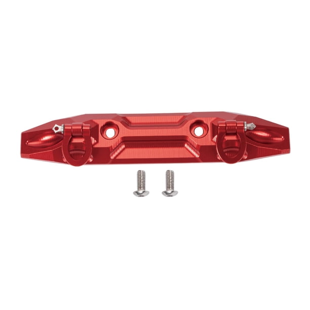 Bewildely Componente del cuerpo del parachoques trasero, accesorios de actualización, ajuste modificado, aleación de aluminio de Color sólido, Kits de construcción modelo Rojo