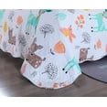 thumbnail image 4 of 100% Cotton 2 Piece Kids Quilt Bedspread Comforter Set Throw Blanket for Teens Boys Girls Kids Beds Bedding Coverlet Teal Blue Forest Deer (Twin), 4 of 9