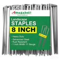 thumbnail image 1 of Grapas para jardinería AMAGABELI galvanizadas de 20 cm, calibre 11, paquete de 200, 1 of 6