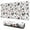 Red Flower Chicken, variant on Long Mouse Pads for Desk,Red Flower Chicken Pattern Desk Mats on Top Of Desks, Desk Mouse Pad Extra Large with 3mm Non-Slip Base and Stitched Edge for Gaming,Office,Work,Home 47.3x23.6in