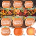 thumbnail image 1 of Orange Halloween Pumpkin Paper Plates Set Of 10 Disposable Party Tableware For Thanksgiving Dinner Dessert Plates 9 Inch Square Paper Plates 23X23Cm Orange Decorative Plates For Holiday Ce, 1 of 7