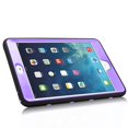 thumbnail image 4 of iPad Mini 1 Case ,iPad Mini 2 Case ,iPad Mini 3 Case, Mignova Heavy Duty rugged Anti-impact Hybrid Protective Case with Build In Kickstand For Apple iPad Mini 1 / 2 / 3(Black+Purple), 4 of 7