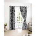 thumbnail image 3 of Farmhouse Country Blackout Curtains for Bedroom/Living Room, Thermal Insulated Kitchen Curtains, Vintage French Garden Horse Swan Grommet Darkening Window Treatment Drapes 52"x72"x2, 3 of 8