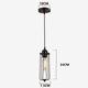 thumbnail image 2 of Lampara De Techo Vintage Luminario Colgante Para Interiores Xtellar negro, 2 of 3