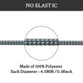 thumbnail image 3 of Endoto Shoelaces for Merrell Moab Boots Replacement Round Shoe Laces Hiking Running Shoes Strings(Color:Grey&BlueCombo,Size:60Inch), 3 of 6