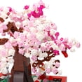 thumbnail image 5 of Cherry Blossom Bonsai Tree Building Blocks Set Flower Tree Bricks Building Kit STEM Construction Toys with Chain Rotating Swing Figurines, 5 of 5