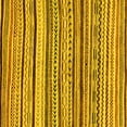 thumbnail image 1 of Ahgly Company Indoor Square Abstract Yellow Modern Area Rugs, 3' Square, 1 of 4