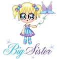 thumbnail image 2 of CafePress - Big Sister Fairy Butterfly -  Round Wood Ornament 4", 2 of 2