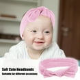 thumbnail image 3 of Bow Headband Fashion Cute Cotton Hair Band for Teenager Pink 7.3Inch, 3 of 6