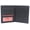 Black, variant on Men's RFID Cow Leather European Bifold Wallet Hipster 1 ID Window by Marshal