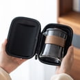 thumbnail image 2 of de Té de Cerámica Anticalor, una Tetera, Cuatro Vasos, Portátil, Juego de Té de Viaje, Estilo Simple, ., 2 of 5