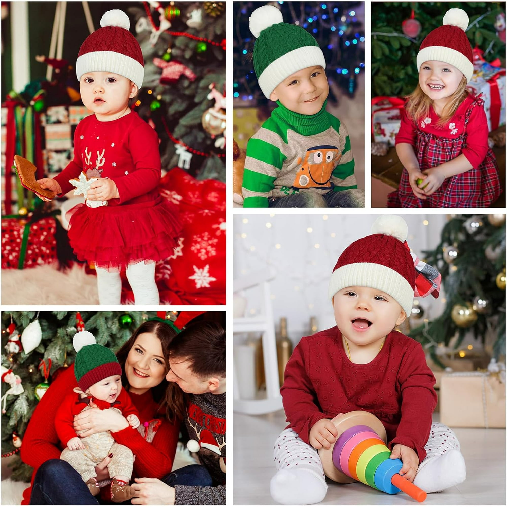 Bonnet De Noel Fille / Garçon - Bonnet De Père Noel Original