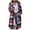 Red, variant on Horkkom Long Flannel Shirt Women Button Down Plaid Shirts Jacket Fall Winter Casual Shacket Flannel Jacket with Pocket S