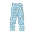 thumbnail image 4 of Goofa Blue Popcorn Printed Soft Pajama Pants for Men, Wide Leg Comfy Casual Lounge Yoga Pants-Medium, 4 of 9