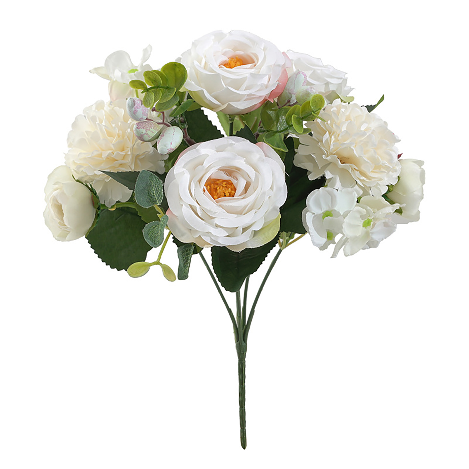 1 Bouquet Artificial Flowers Delicate DIY Weatherresistant Elegant Artificial Rose Flowers