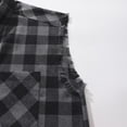 thumbnail image 3 of Mens Sleeveless Button Down Shirt Summer Casual Classic Plaid Tank Top Fashion Beach Shirts with Chest Pocket, 3 of 6